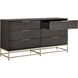 Rebel Gold / Charcoal Grey Dresser, Small